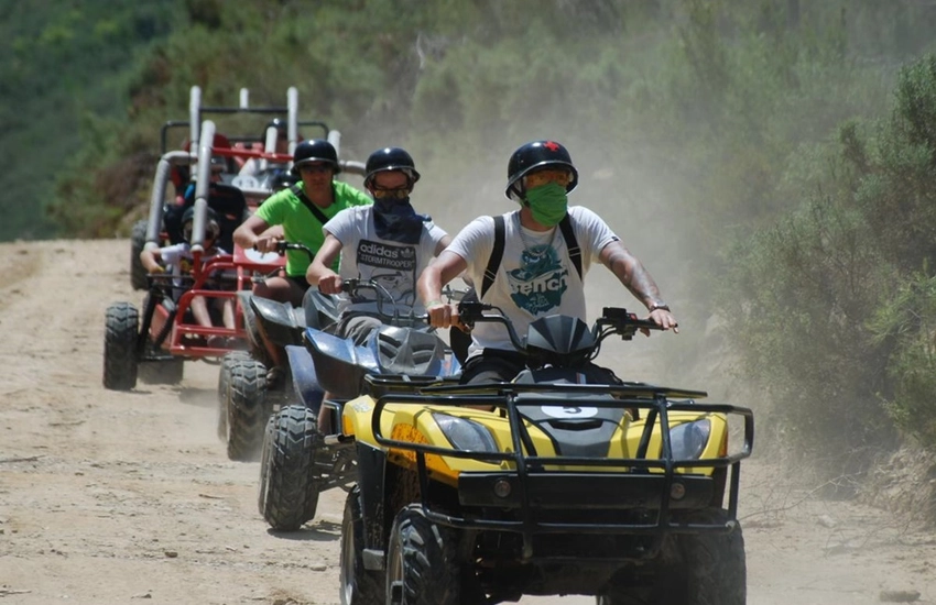 Rafting + Zipline + Quad safari