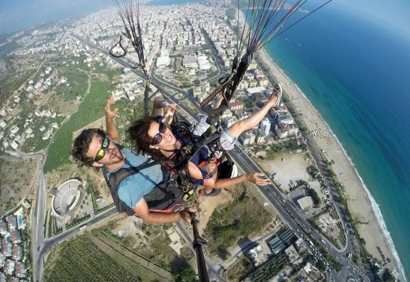Paragliding über Alanya