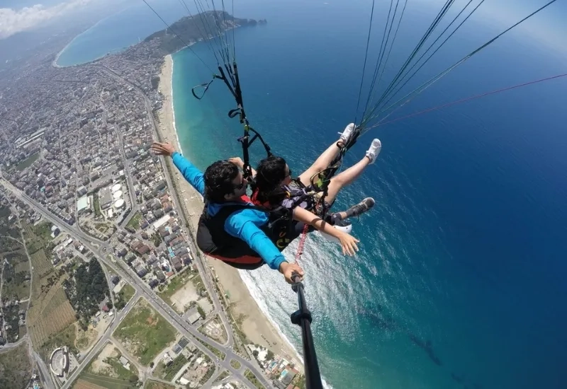 Paragliding über Alanya