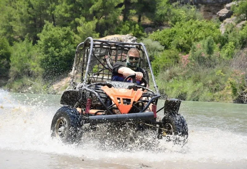 Side Buggy Zipline Rafting Turu