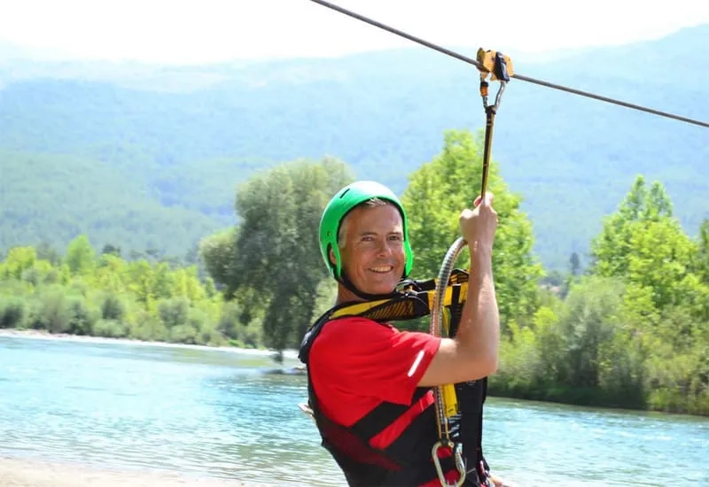 Side Buggy Zipline Rafting Turu